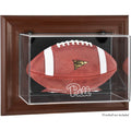 Brown Framed Wall-Mountable Football Display Case P546