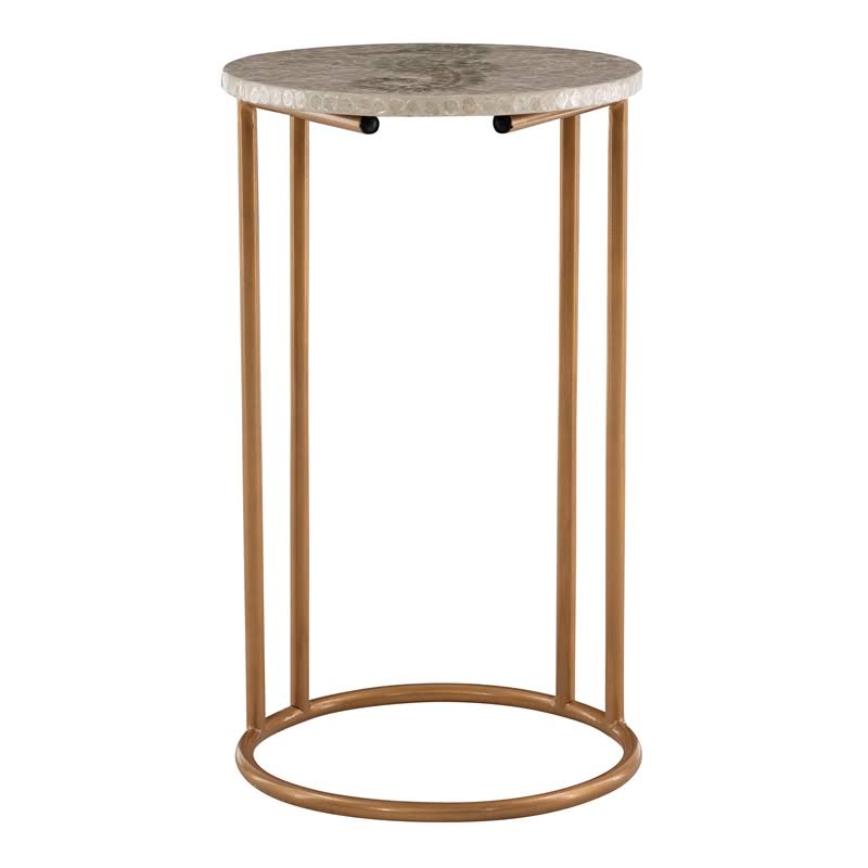 Gold Metal Accent C Table M814025