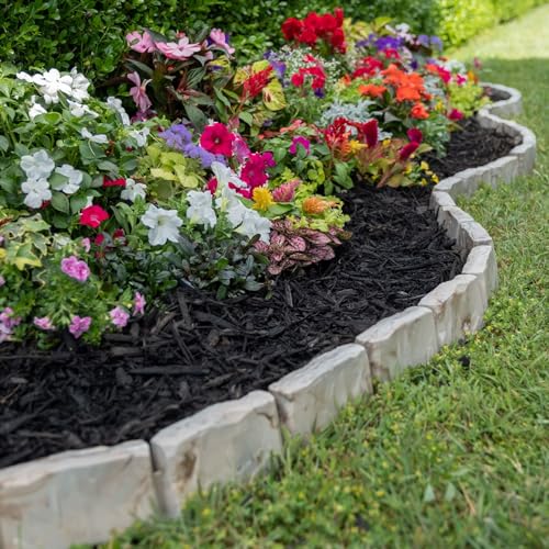 Brown 15 Foot Landscape Edging with Anchoring Spikes Y54705