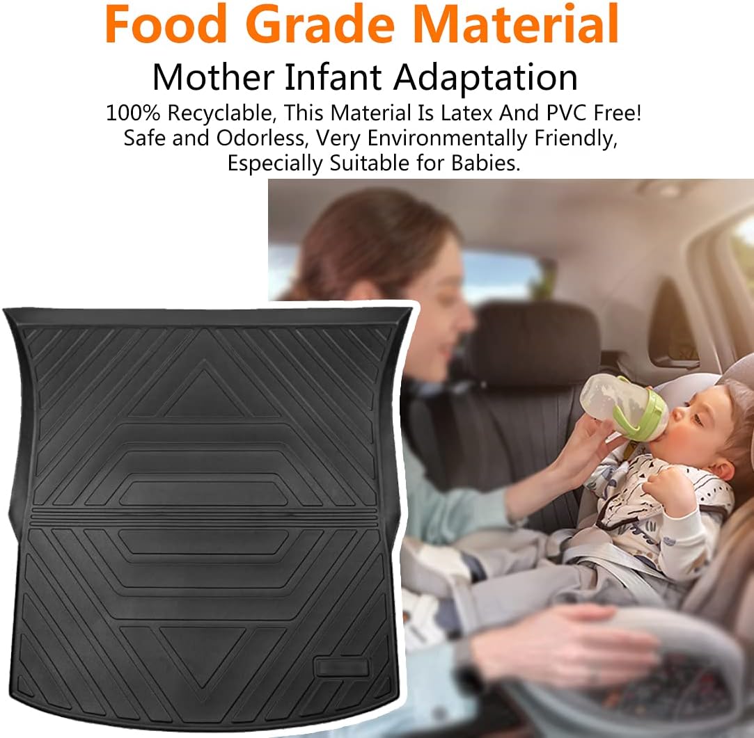 Black Pack of 2 TPE Trunk Mat T846695