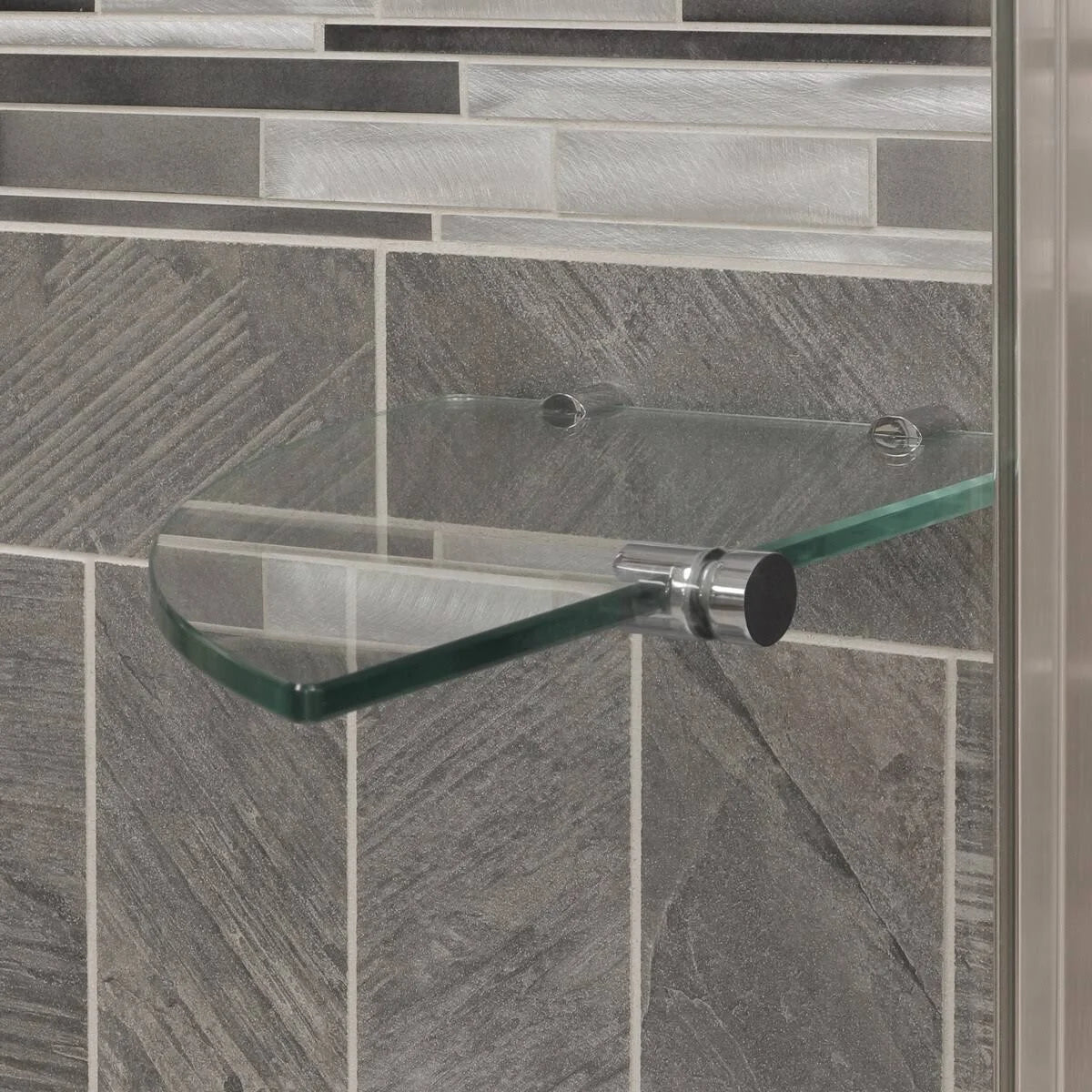 Chrome Pivot Shower Door Trim Q2079