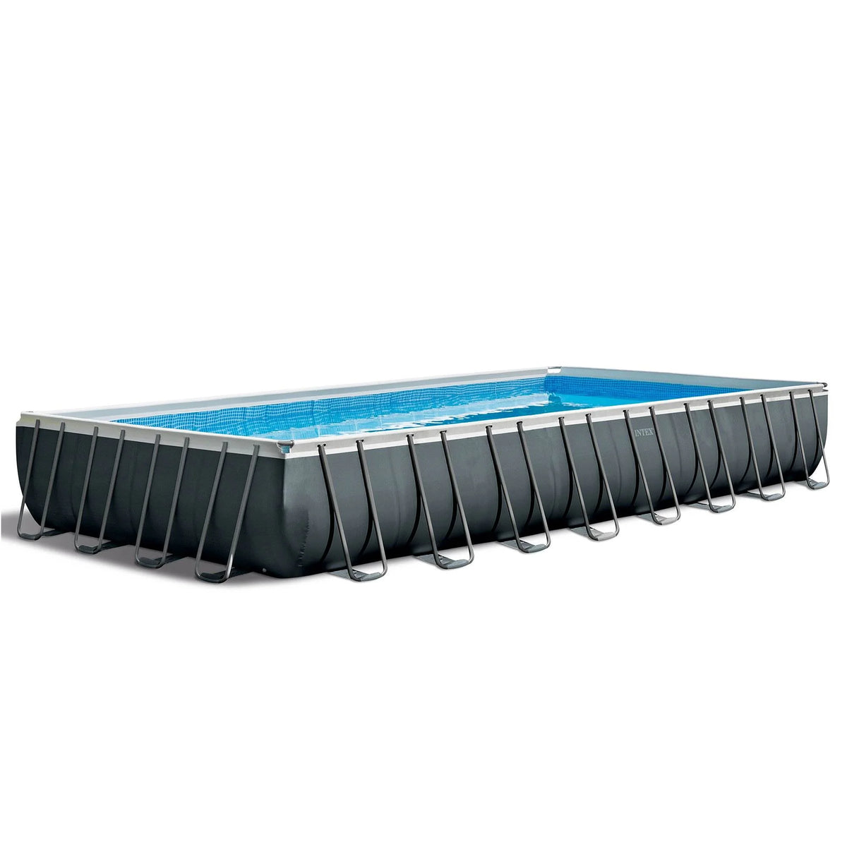 24' x 12' x 52 Rectangular Frame Swimming Pool with Pump G428