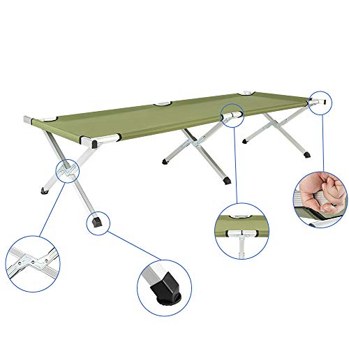 Portable Folding Camping Cot with Carrying Bag U605401