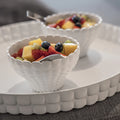 Milk white Round tray F898