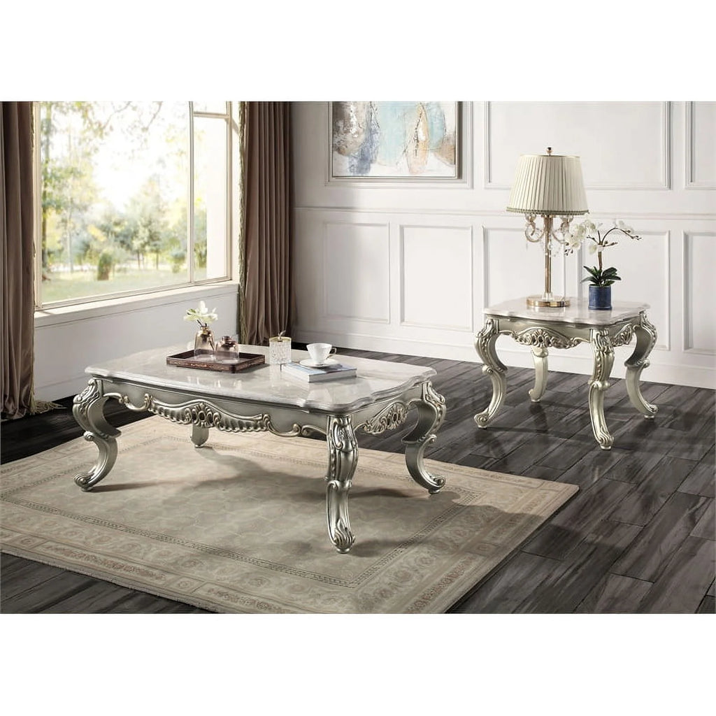 Marble & Wood Coffee Table S3399