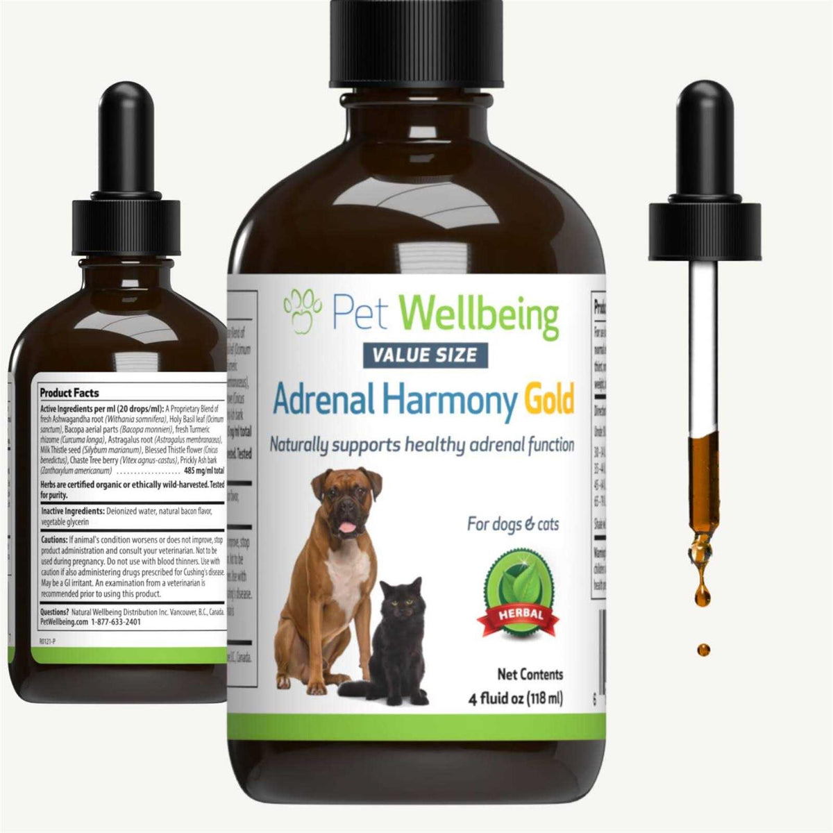 Adrenal Harmony Gold Dog Supplement A796