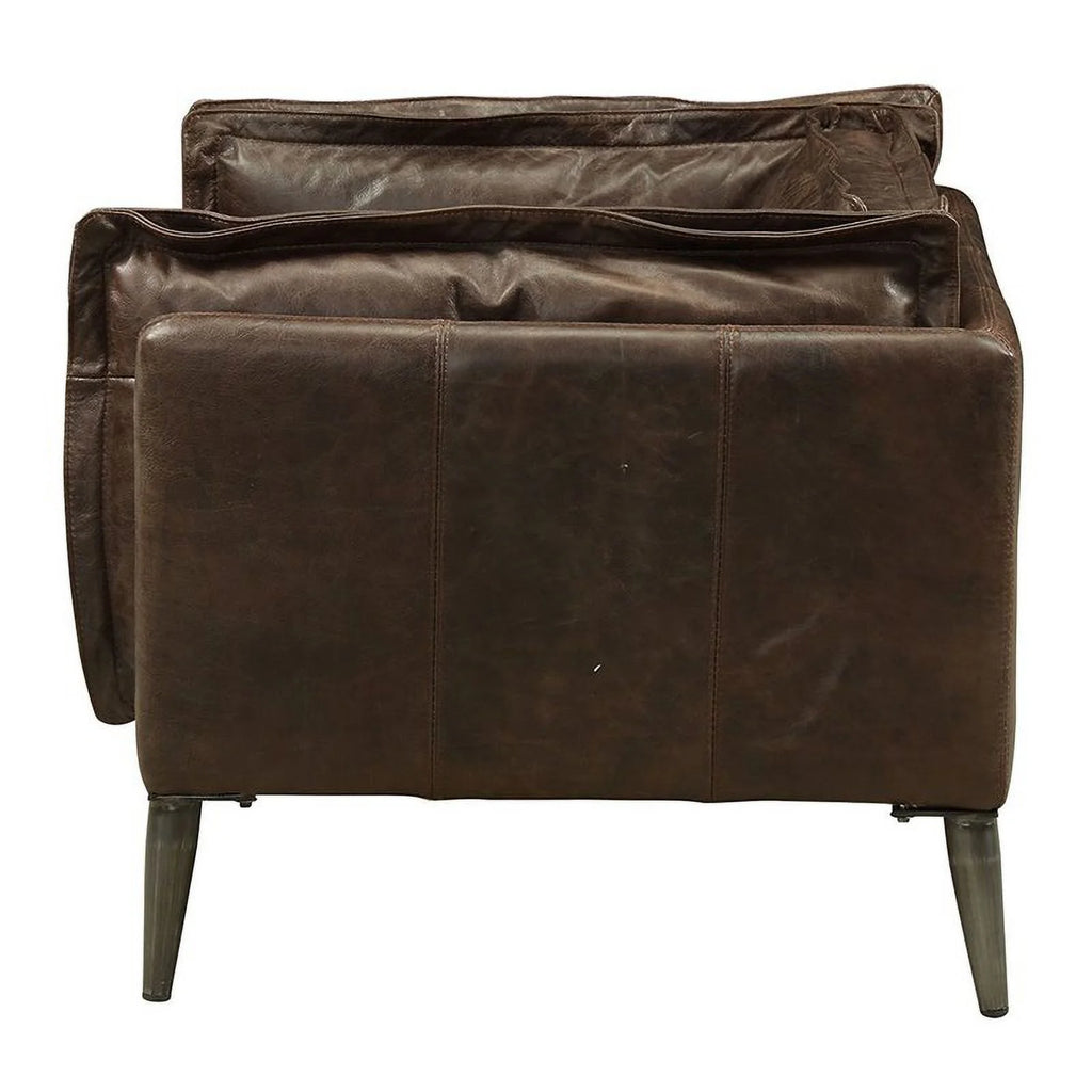 Leather Accent Wood Chair M294042