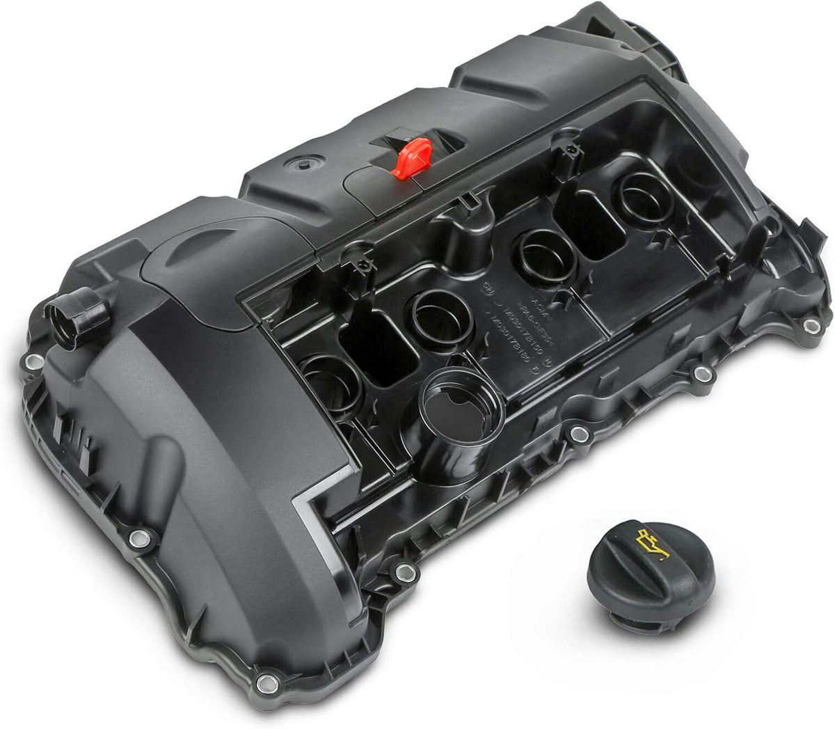 Engine Valve Cover with Gasket & Cap Compatible with Mini Cooper 1.6L DOHC K284