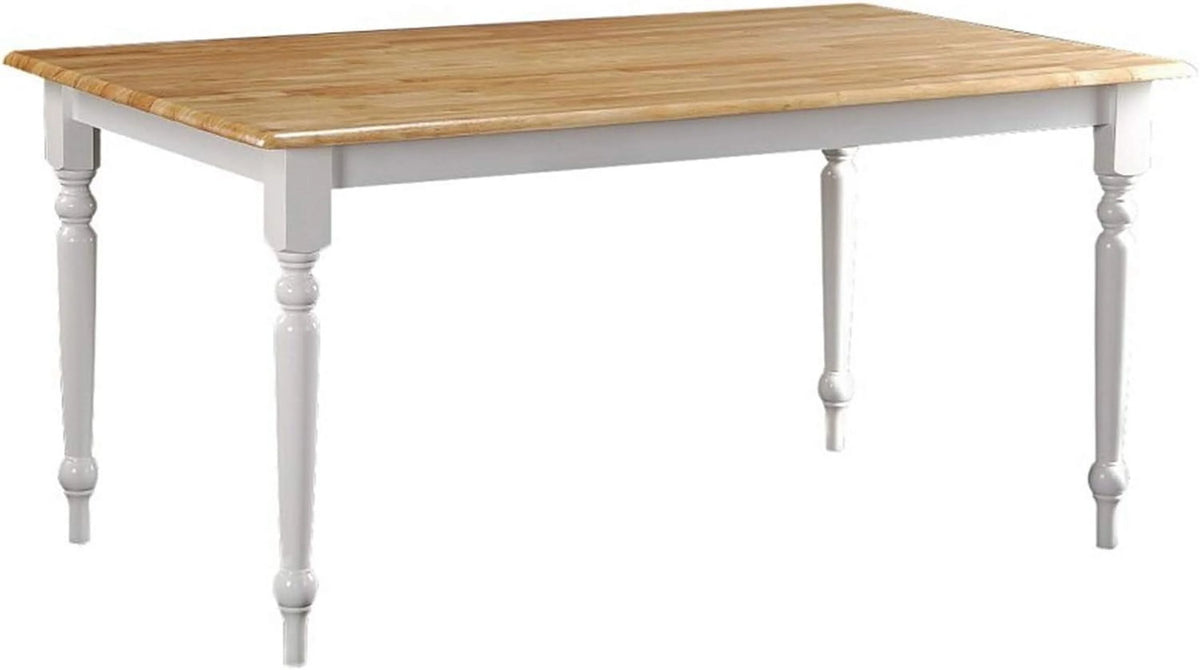 Brown and White Wooden Dining Table R291631
