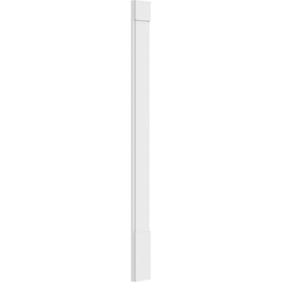 Smooth PVC Pilaster with Capital and Base (Pair) P4717