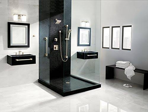 90 Degree Brushed Nickel Shower Only Y7242