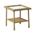Square Glass End Side Table B719