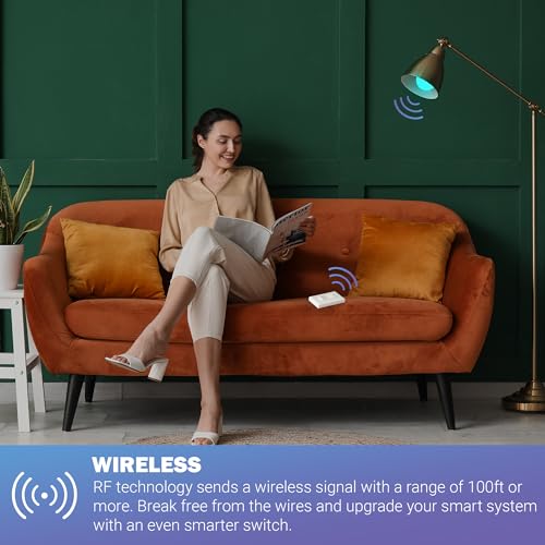 Self Powered Wireless Smart Dimming Switch for Philips Bulbs S2744