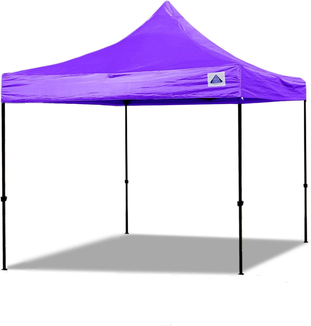 10'x10' White Pop Up Canopy Tent with Wheel Bag and 4 Sand Bags X1777