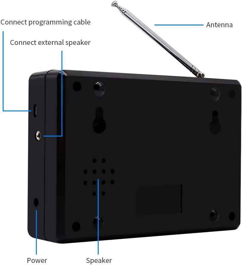 Wireless Calling System with 10 Waterproof Call Buttons and Display Receiver Y896947