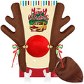 Car Reindeer Antler Kit Nose and Tail Christmas Decoration Set T56821