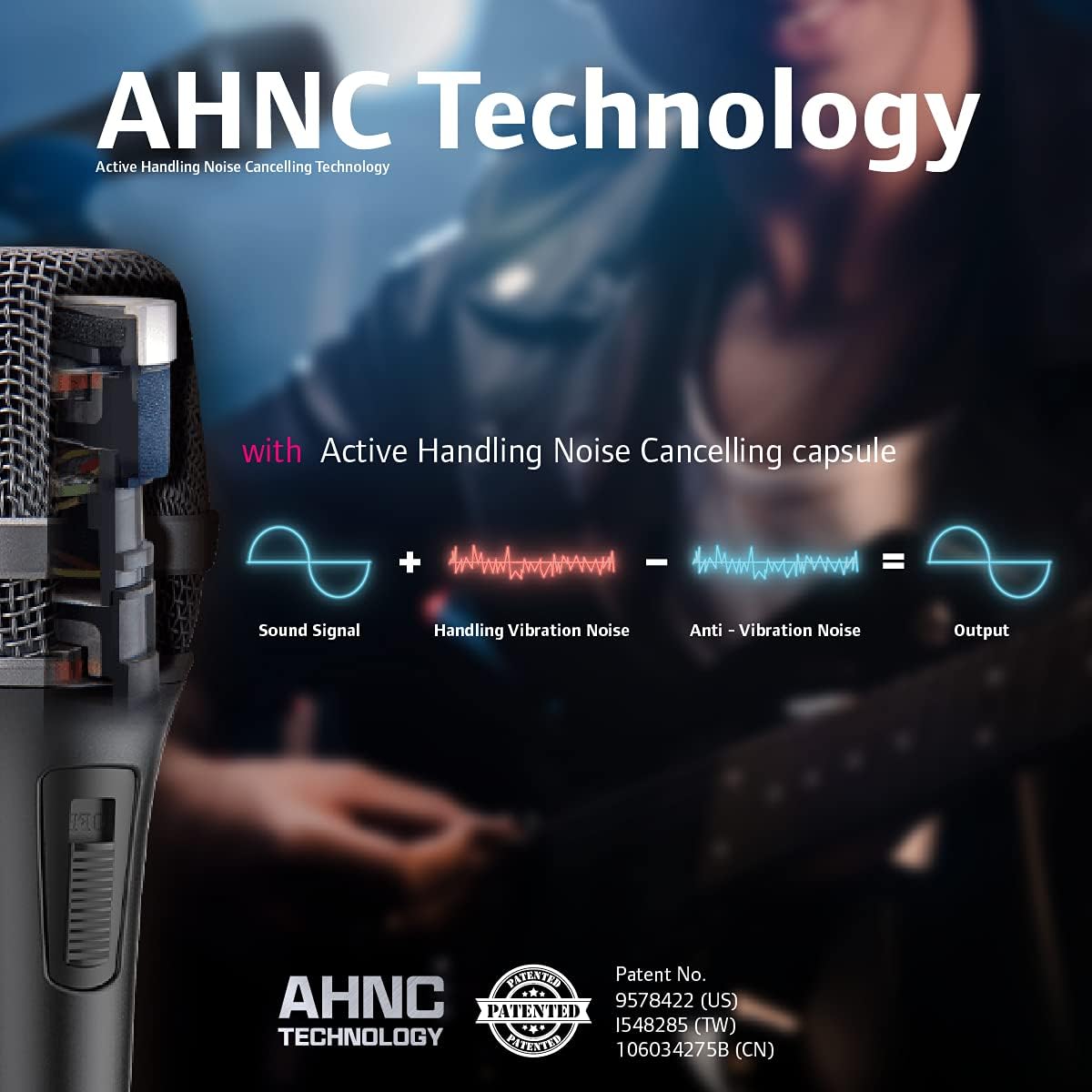 Black Dynamic Vocal Microphone R71869
