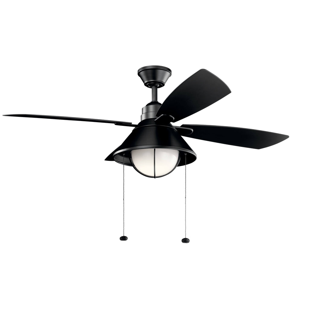 Satin Black LED Ceiling Fan V595355