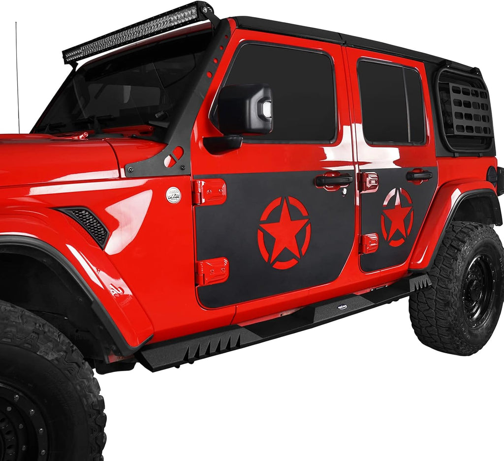 Side Step Running Board Rock Slider for Jeep Wrangler JL Unlimited 4-Door B698767