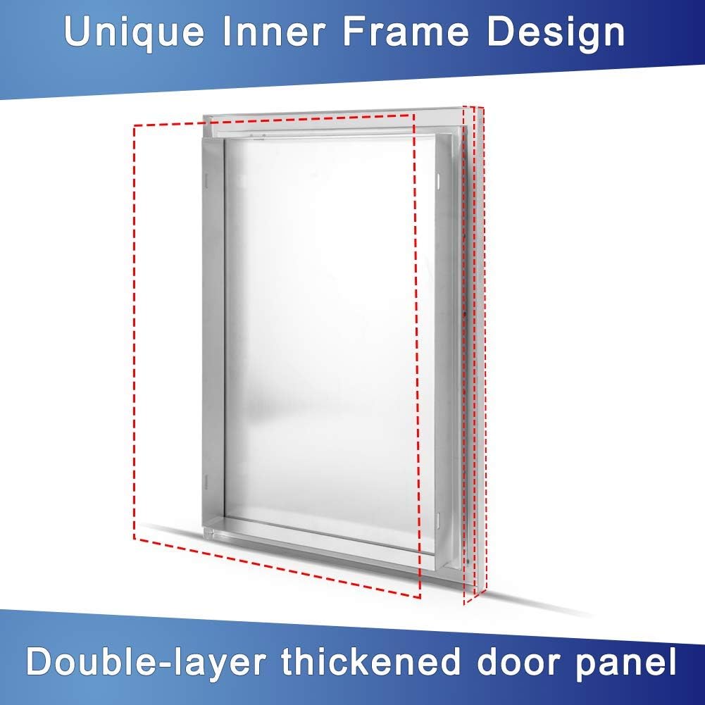 18 W x 21 H Stainless Steel Single Access Door G175408