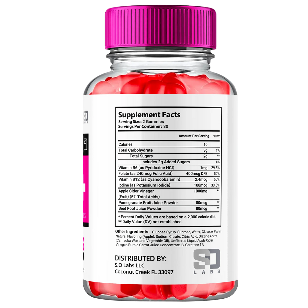 Apple Cider Vinegar Dietary Supplement Gummies 120 Gummies B5903