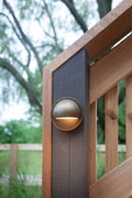 Cast Brass 12V Deck Light with LED Bulb B4293