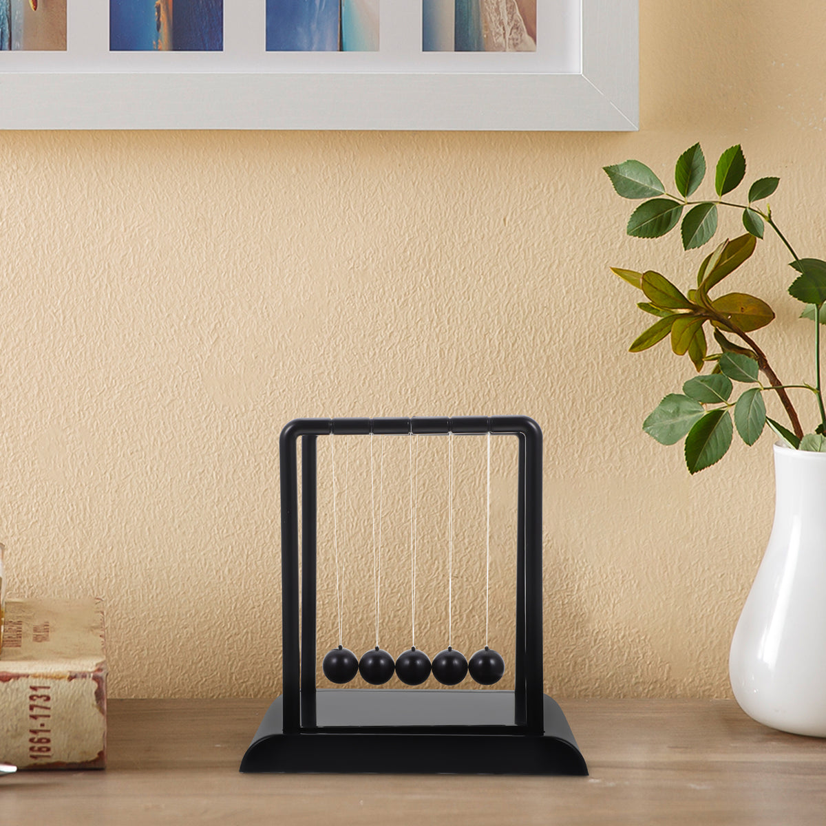 Steel Physics Pendulum Desk Toy L487