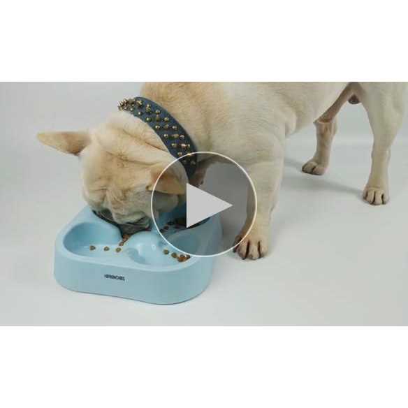 Slow Feeding Dog Bowl Striped Pattern H333591