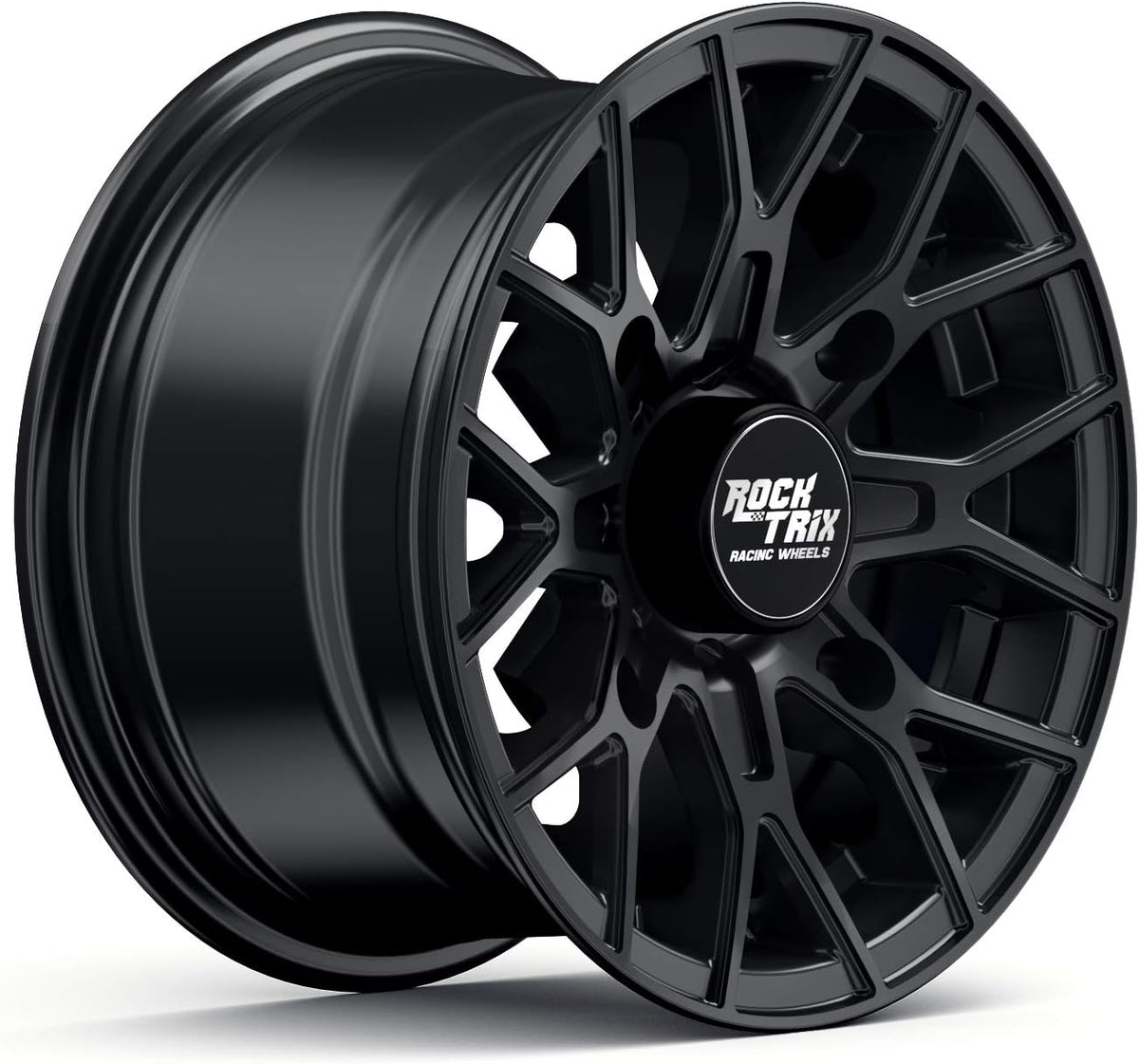 14x7 Matte Black ATV Wheels Rims Set of 4 R188667