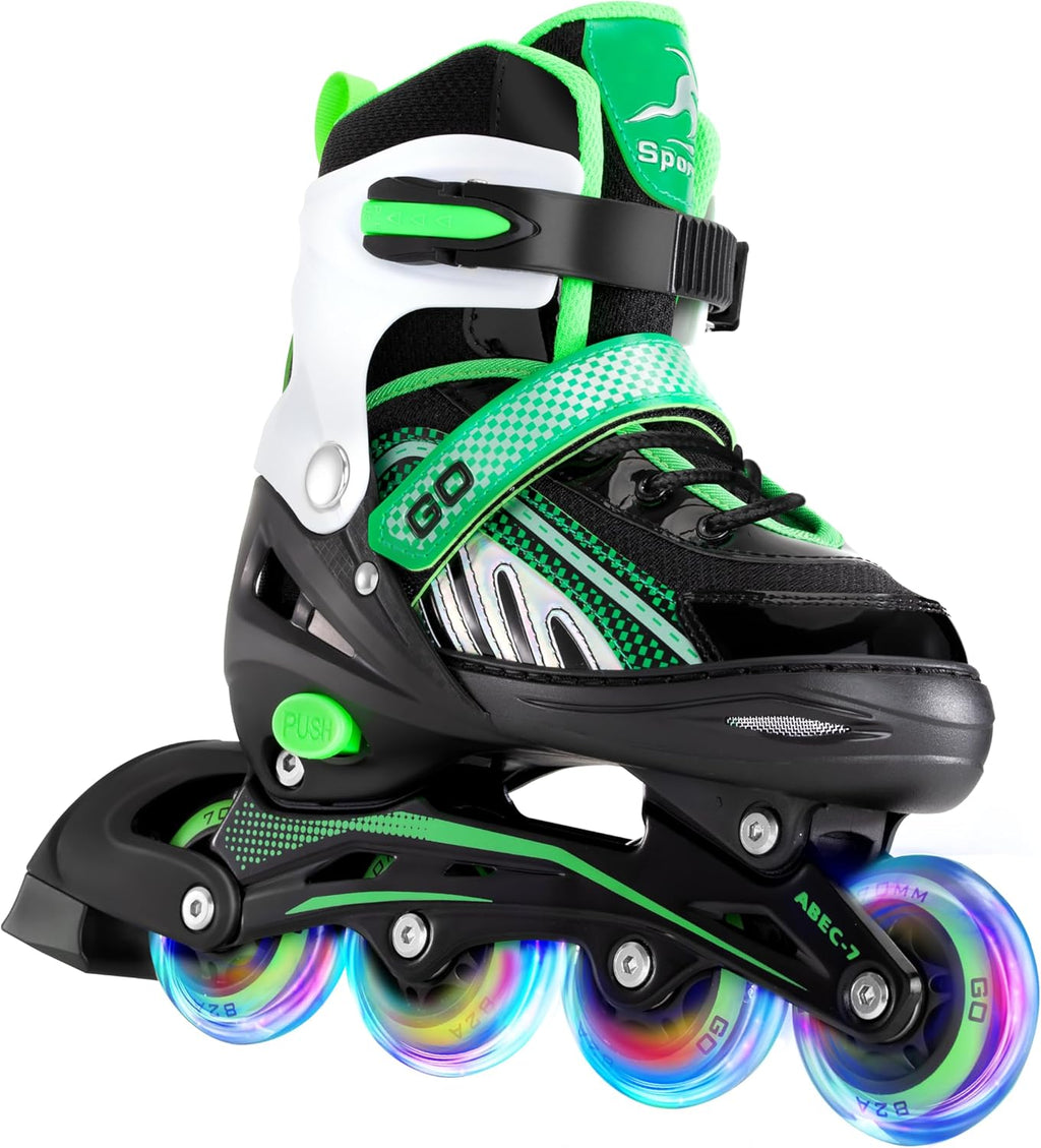 Adjustable Inline Skates with Full Light Up Wheels P742195