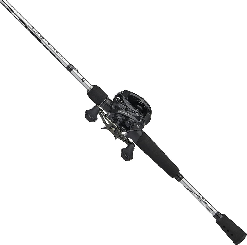 Low Profile Baitcast Reel and Fishing Rod Combo R91836