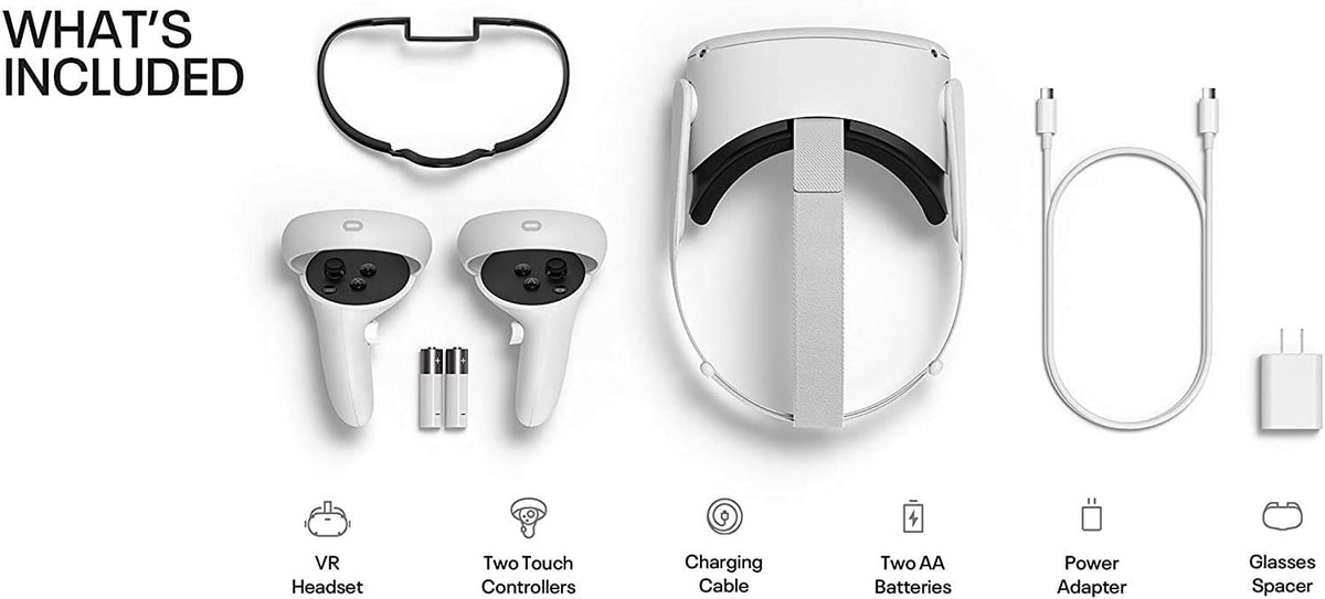 White 128GB VR Headset Set J56047