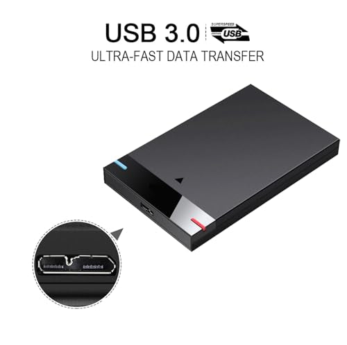 2.5'' 1TB Ultra Slim Portable External Hard Drive J18863