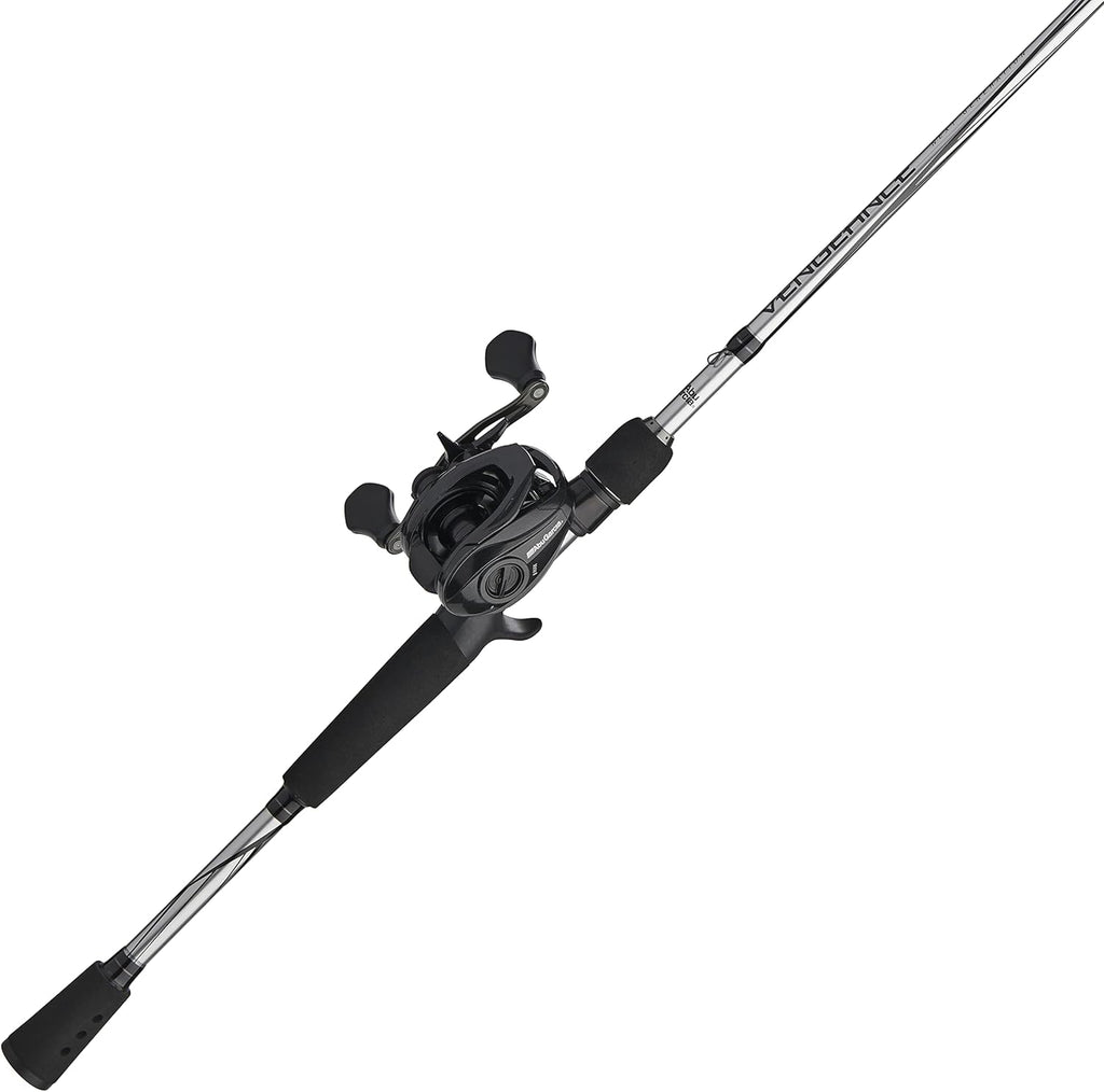 Low Profile Baitcast Reel and Fishing Rod Combo R91836