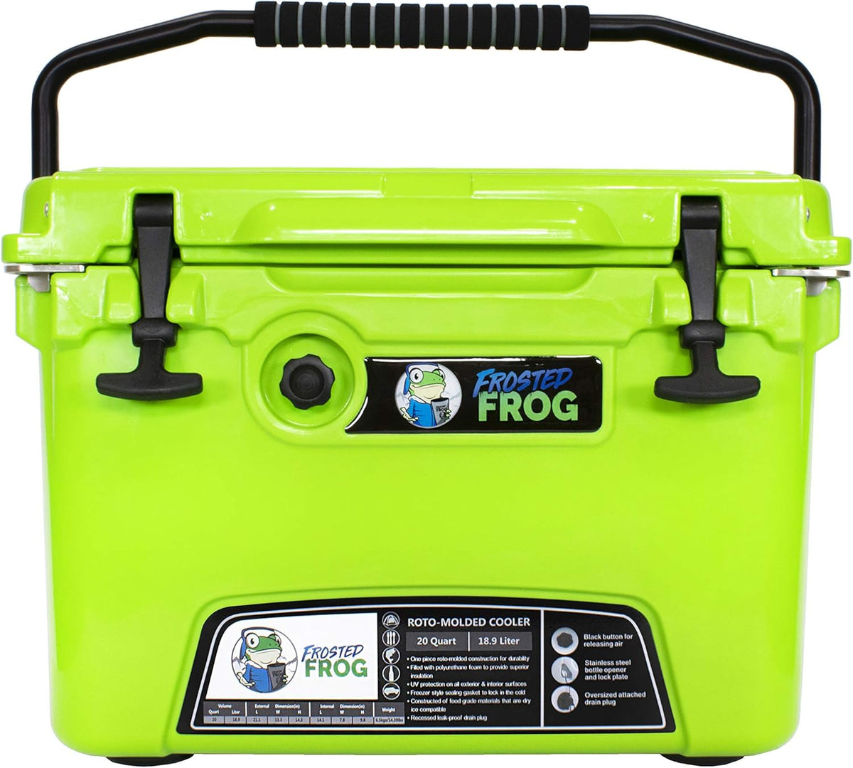 Green 20 Quart Ice Chest Cooler G180547