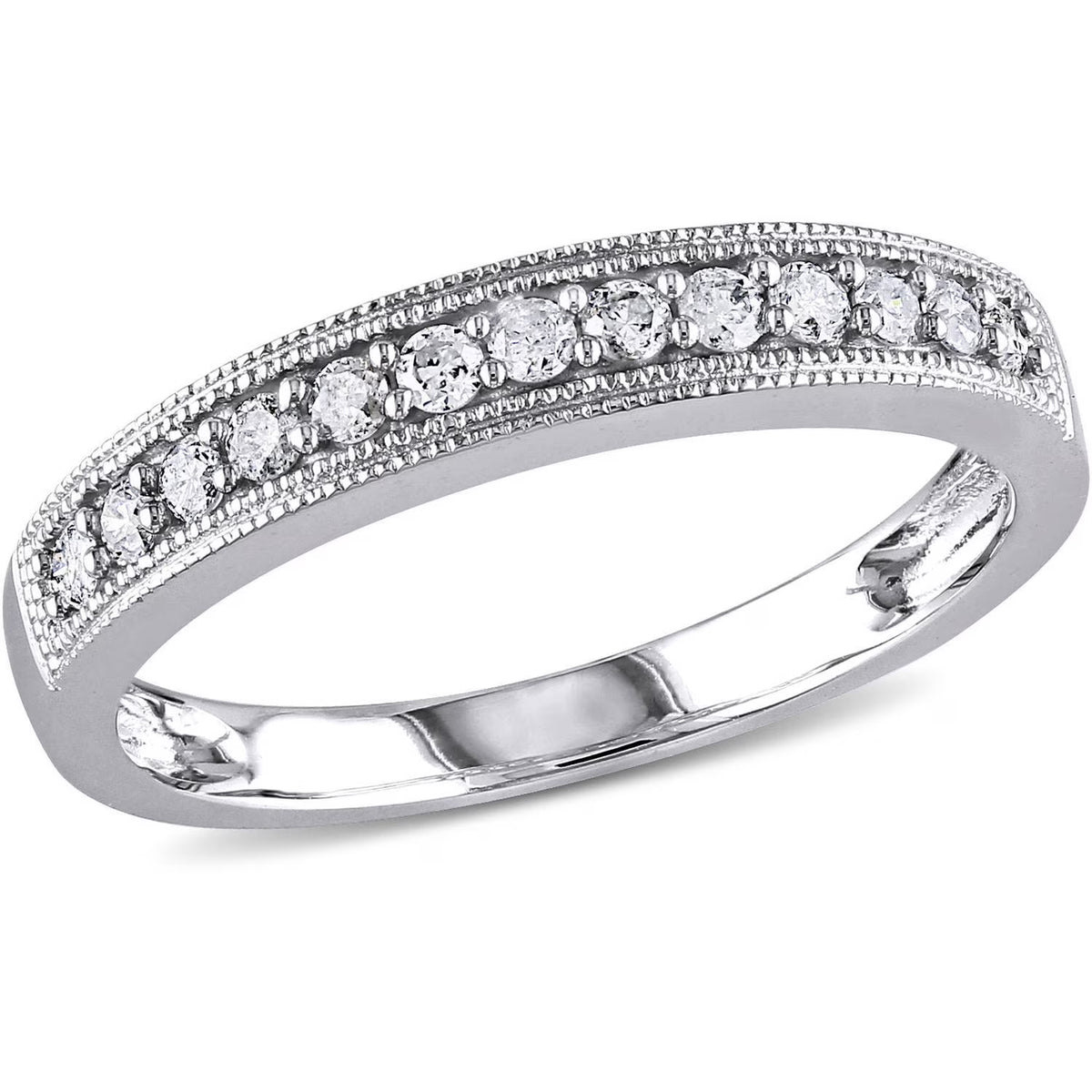 10kt White Gold Diamond Wedding Band R329600
