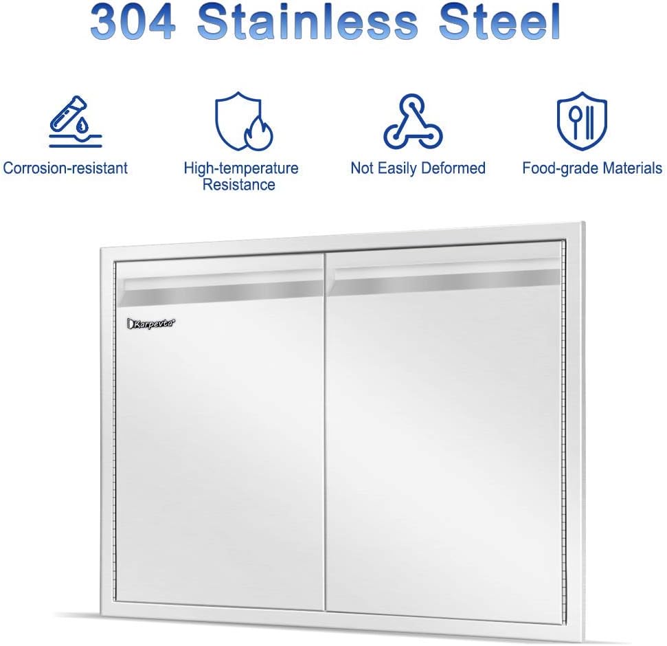 Outdoor Kitchen Single Access Door Stainless Steel D18474