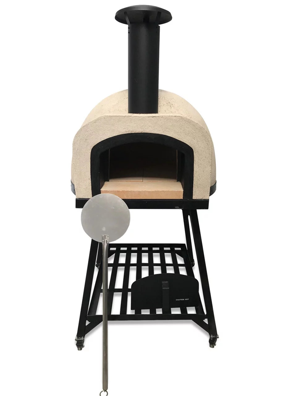 Outdoor Wood Fired Pizza Oven with Black Flue O905