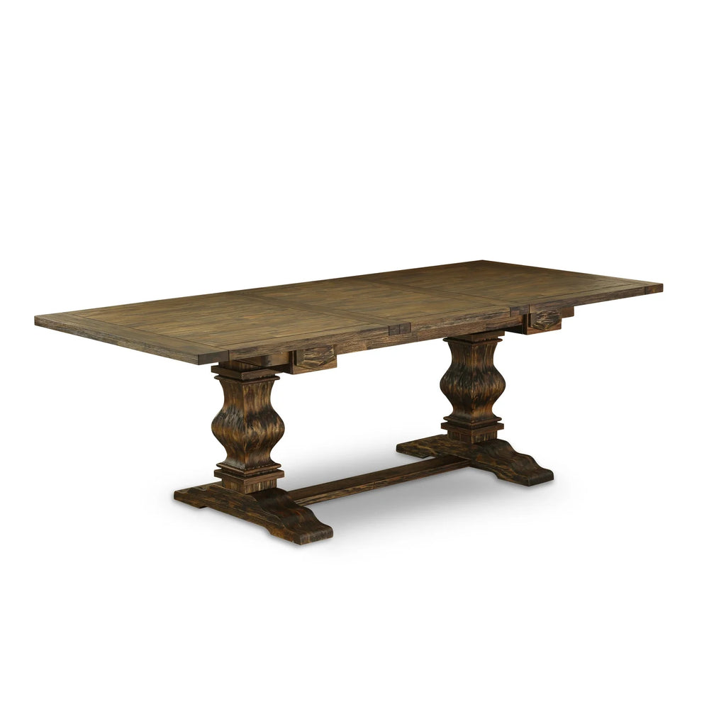 9 Pc Dining Room Table Set with Chairs P321