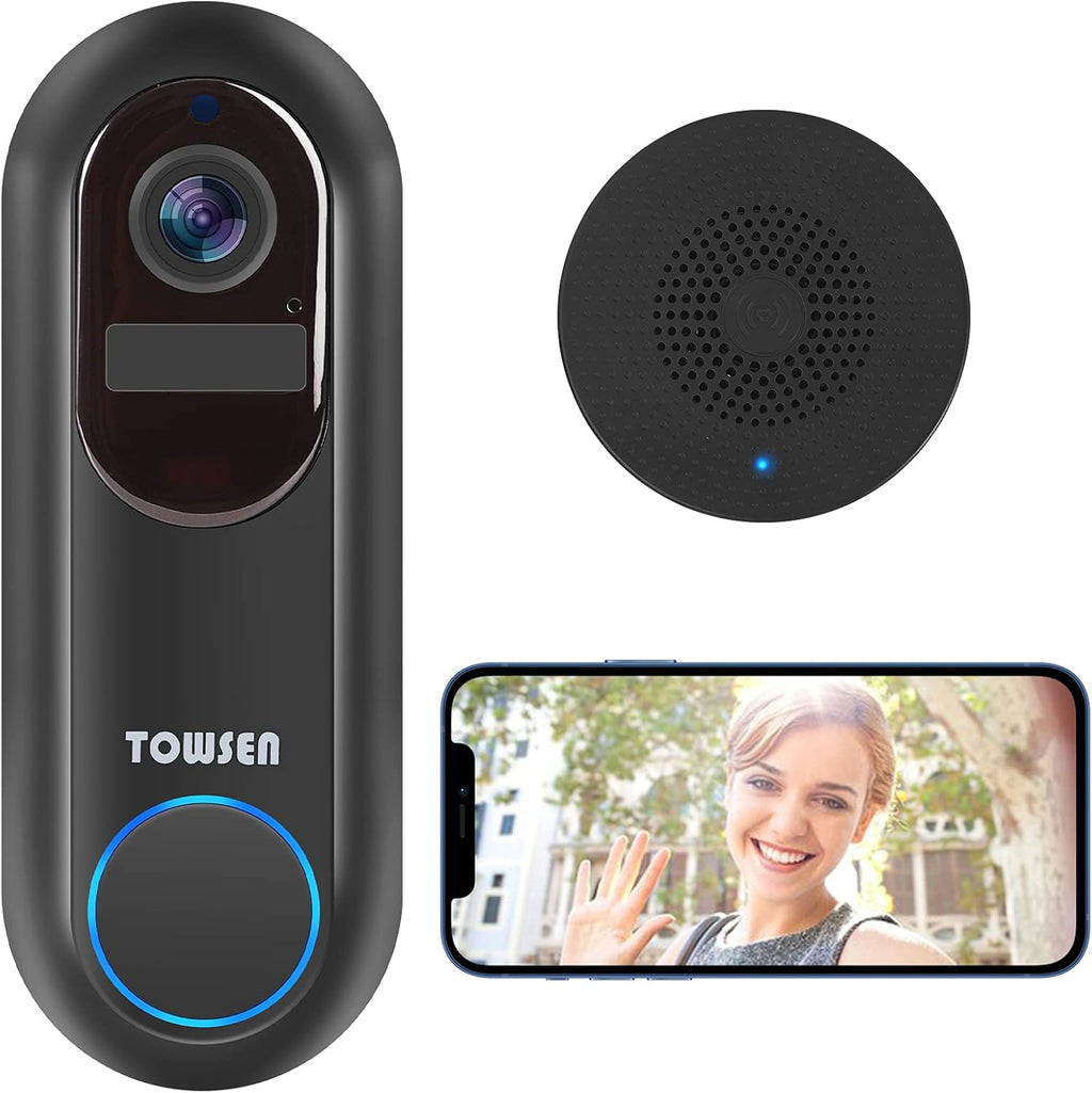 1080P Wireless Video Doorbell Camera with Chime D772277