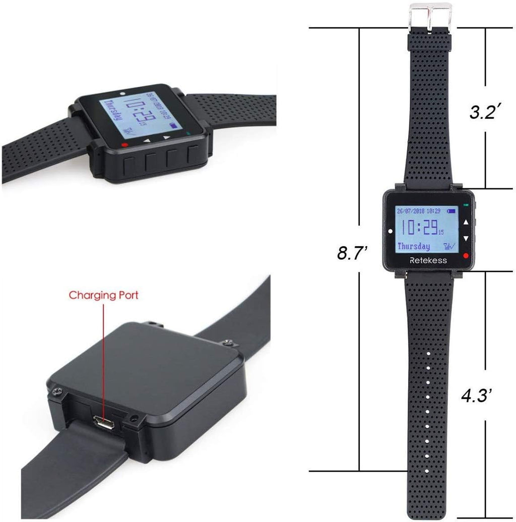 5 1-Key Call Button Caregiver Pager System R99993