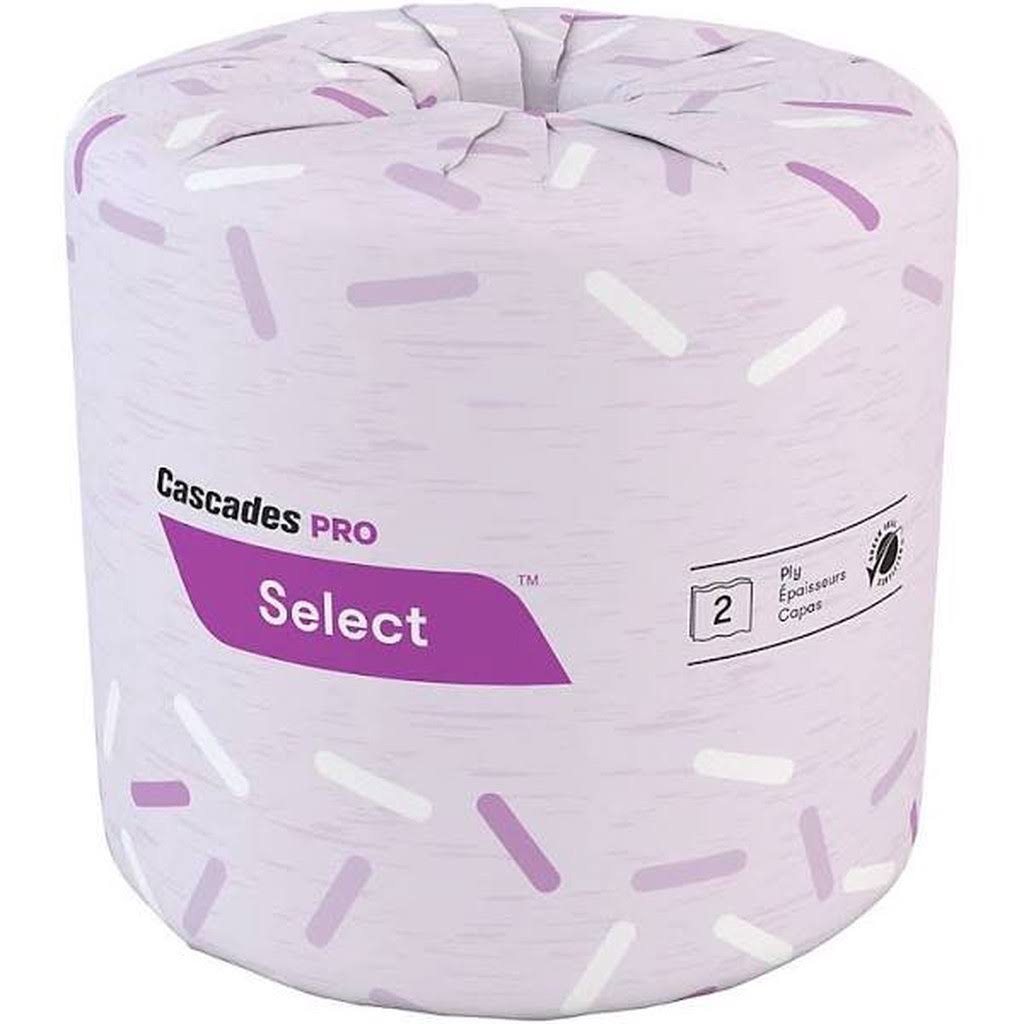 2-Ply White Bath Tissue, 550/Roll, 80/Carton D6102