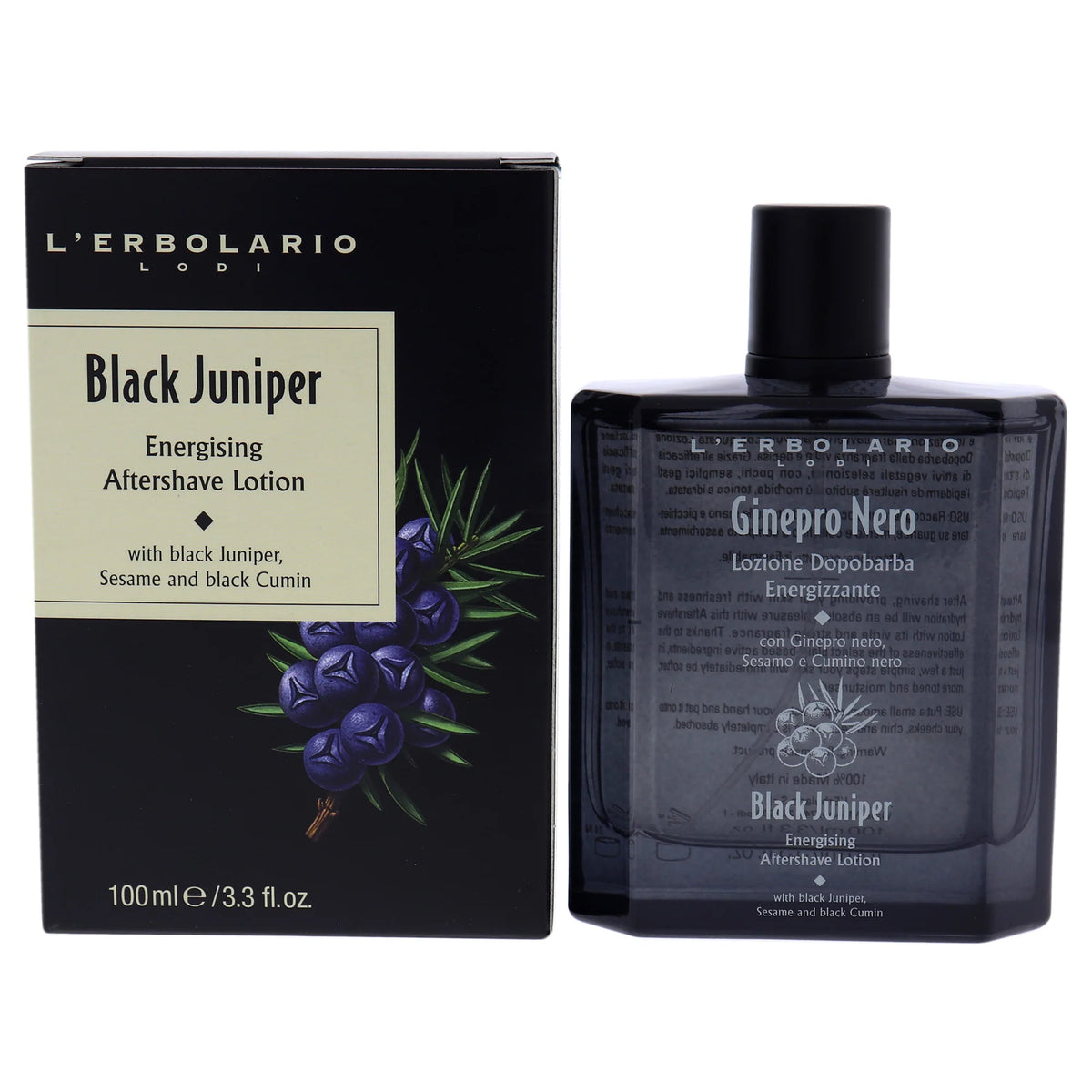 Black Juniper Energising Aftershave Lotion 3.3 oz T7401