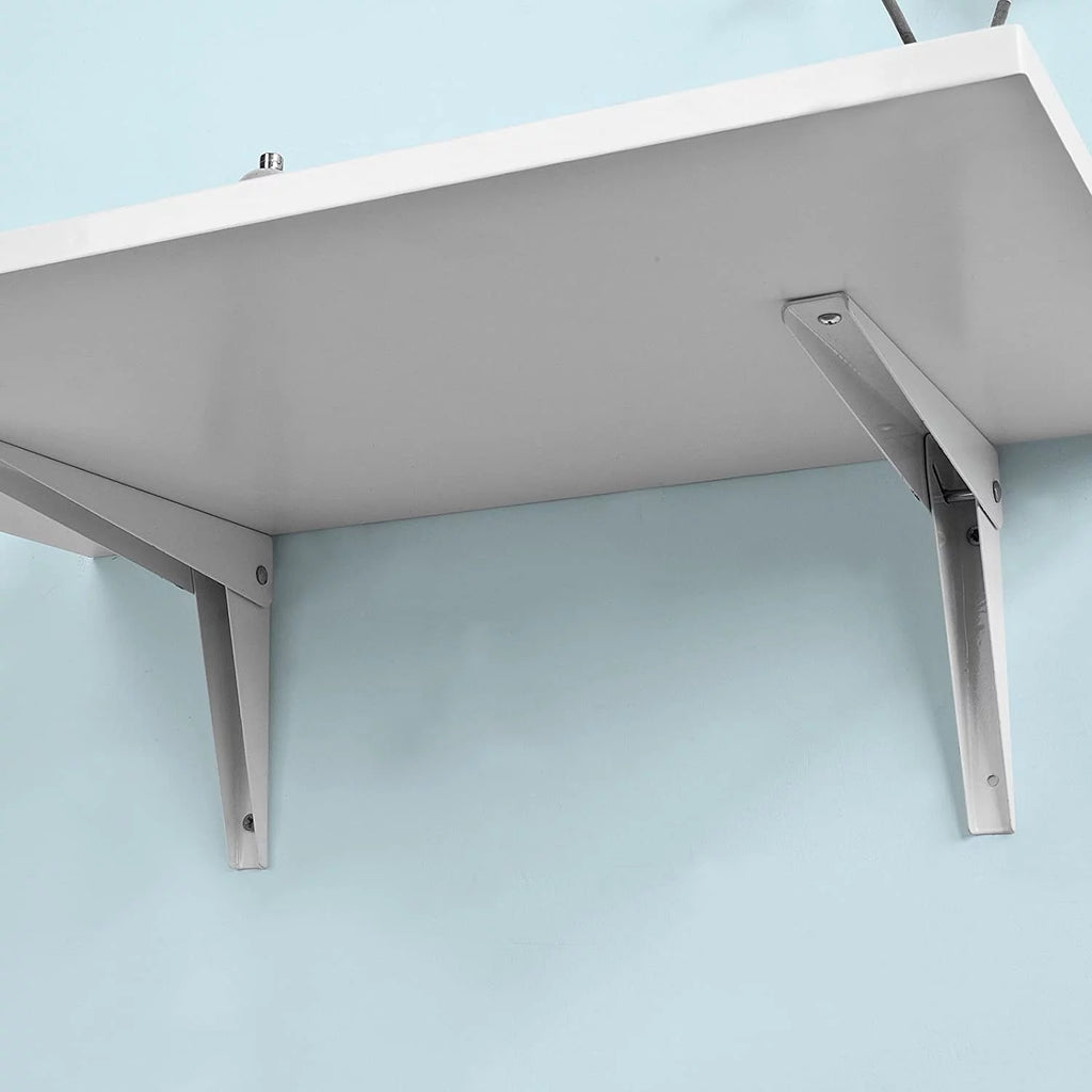 Wall-Mounted Drop-Leaf Folding Table White M59414
