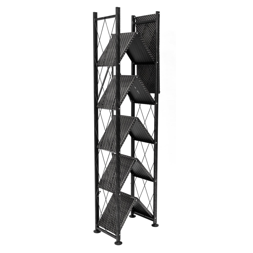 Black 6-Tier Book Shelf H1468