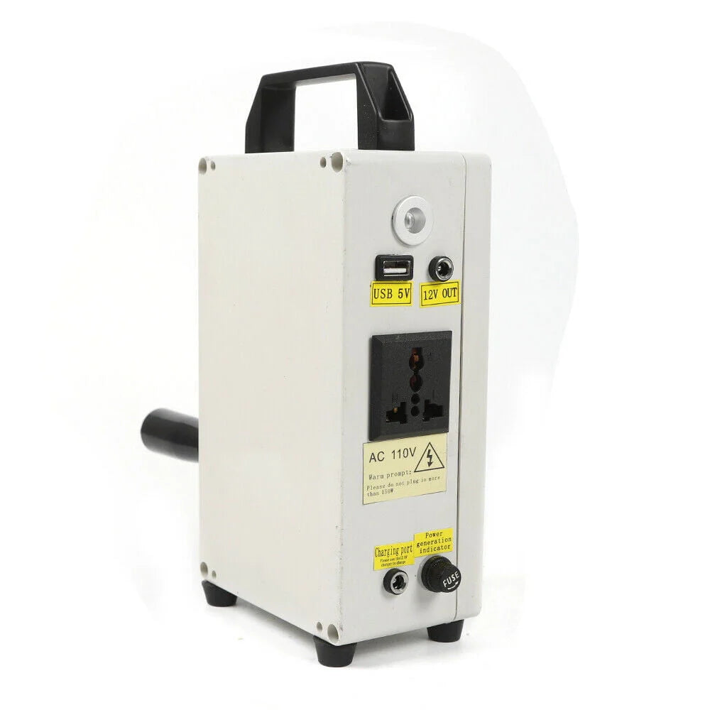 Portable Hand Crank Generator Emergency Power Supply USB Charger T835
