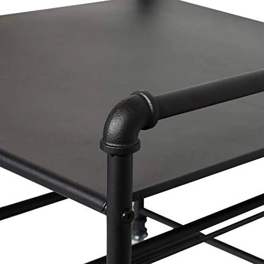 Black Pipe Frame Drawer Organization Stand B27247