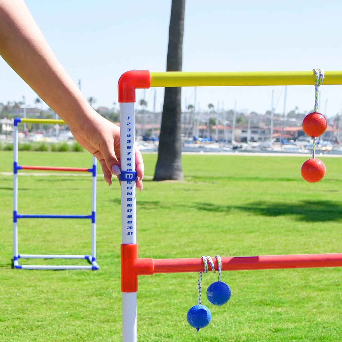 Ladder Toss Game Set with 6 Bolos and Carrying Case G12731
