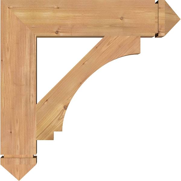 5 1/2x22W x 28x22D x 28x22H Western Red Cedar Bracket H795