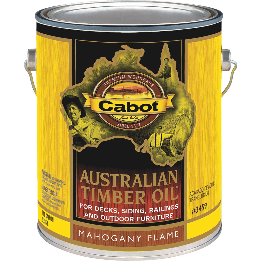 1 Gallon Mahogany Flame Australian Timber Oil J4899